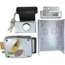 CISA Electric Rim Gate Lock Outward Open LHS no Push Button 12VAC Part No: LK101-1