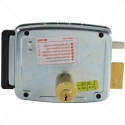 CISA Electric Rim Gate Lock Outward Open LHS with Push Button 12VAC Part No: LK101