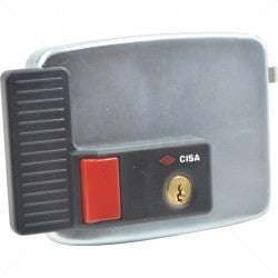 CISA Electric Rim Gate Lock Outward Open RHS with Push Button 12VAC Part No: LK100