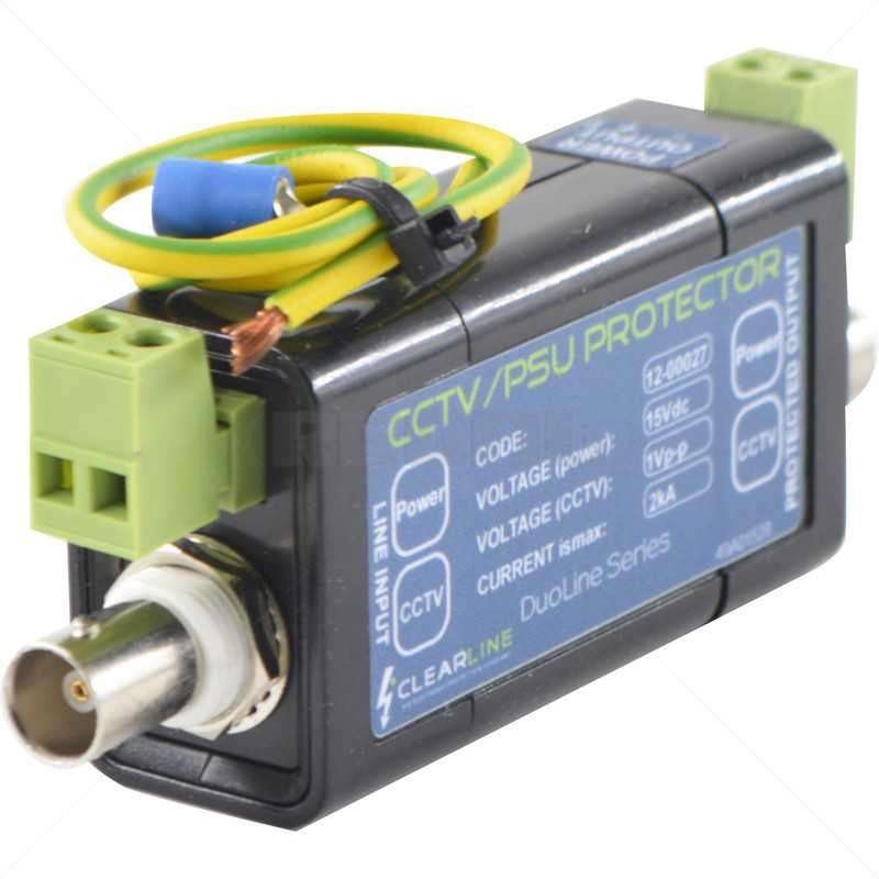 Clearline Coax Pro 12V Power and Video Protector 12-00027