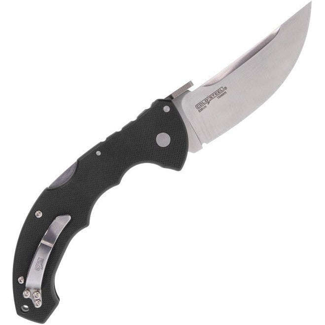 Cold Steel Talwar Lockback Folding Knife Black G10 Handle S35VN Plain Edge Satin Finish CS21TTL