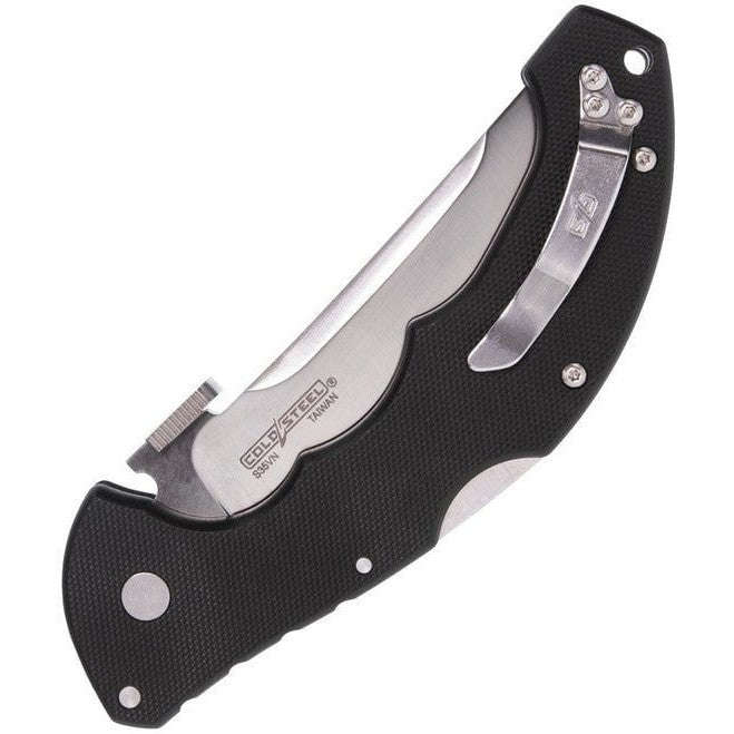 Cold Steel Talwar Lockback Folding Knife Black G10 Handle S35VN Plain Edge Satin Finish CS21TTL