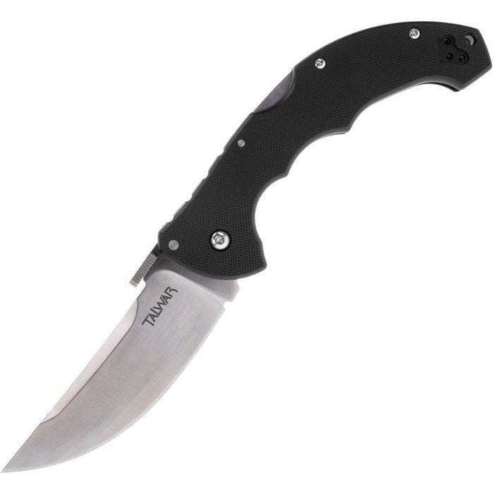 Cold Steel Talwar Lockback Folding Knife Black G10 Handle S35VN Plain Edge Satin Finish CS21TTL