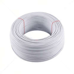 6 Core White Comms Cable  100m Roll (Bare Copper, Low Voltage)