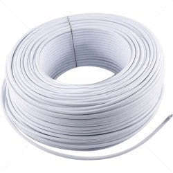 8 Core Comms Cable  White 100m Roll (Bare Copper, Low Voltage)
