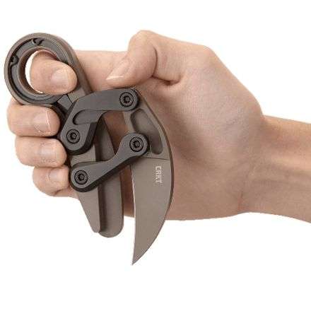 CRKT Provoke Earth Kinematic Karambit Folding Knife w/Earth Colour Cerakote Coating