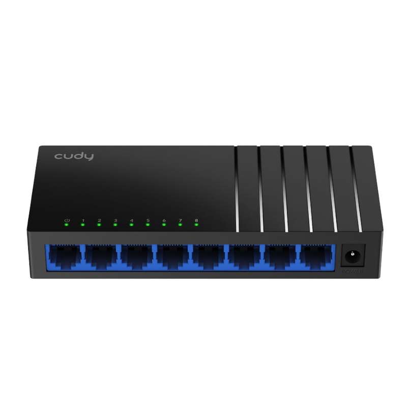 Cudy 8-Port Gigabit Desktop Switch  High-Speed Network Connectivity