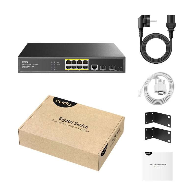 Cudy 8 Port Layer 2 Managed Gigabit PoE Switch