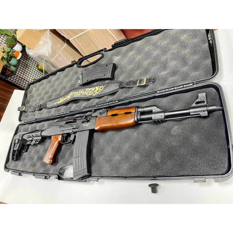 Daglioglu AK 47 Tac Blank/Pepper Rifle 2 Mags + Strap (Full-Semi Auto|15+1|9mm PAK)