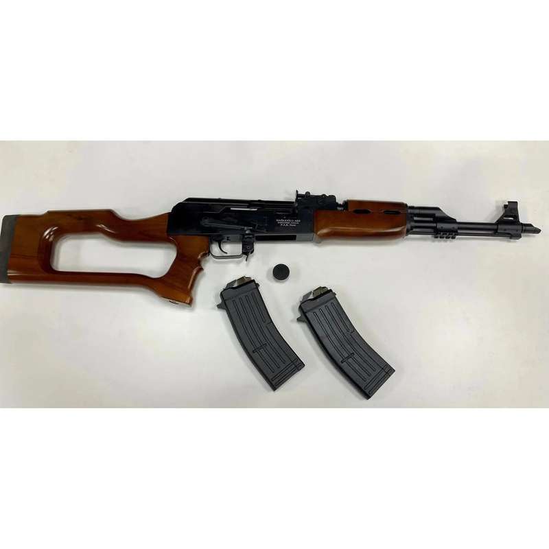 Daglioglu AK Drag Blank/Pepper Rifle 2 Mags + Strap (Full-Semi Auto|15+1|9mm PAK) - GSA