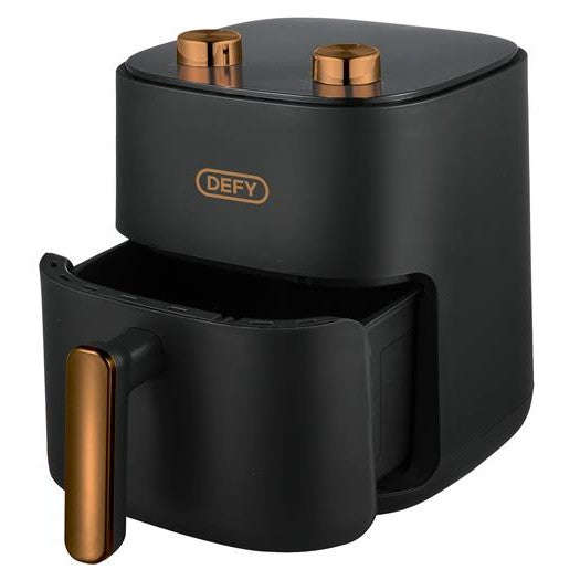 DEFY 4.7L BLACK MANUAL AIRFRYER BLK-SIL