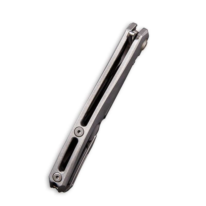 WEKNIFE 037 Flipper Knife Titanium Handle (4.07" M390 Blade) 910C