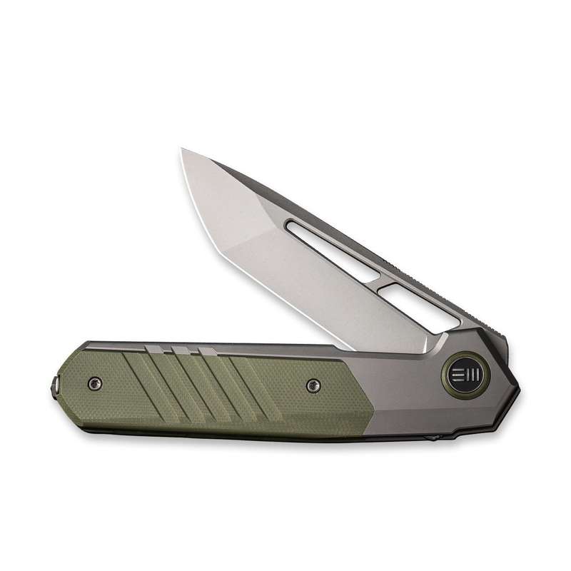WEKNIFE Arsenal Flipper & Thumb Hole Knife Titanium & G10 Handle (3.56" CPM 20CV Blade) WE20073-1