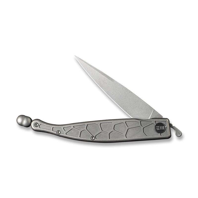 WEKNIFE Roman Front Flipper Knife Titanium Handle (3.95" CPM S35VN Blade) 2008B