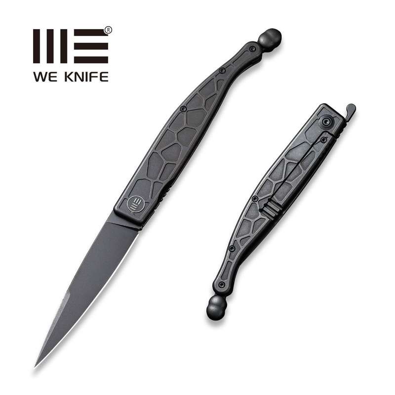 WEKNIFE Roman Front Flipper Knife Titanium Handle (3.95" CPM S35VN Blade) 2008C