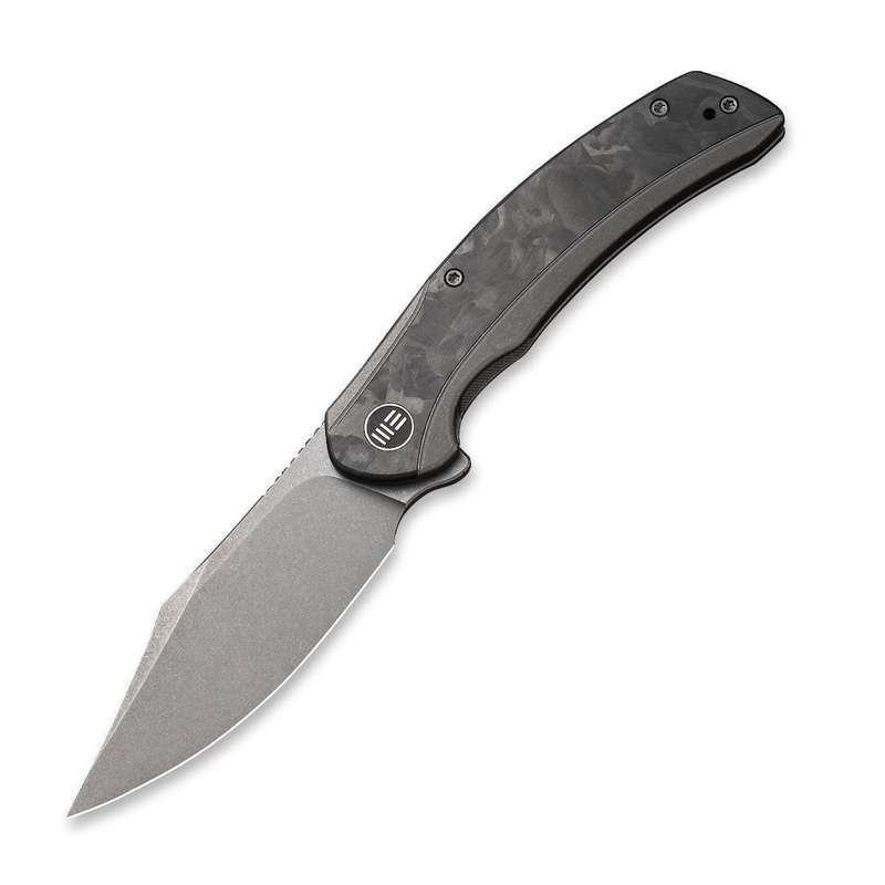 WEKNIFE Snick Flipper Knife Titanium & Carbon Fiber Handle (3.47" CPM 20CV Blade) WE19022F-2