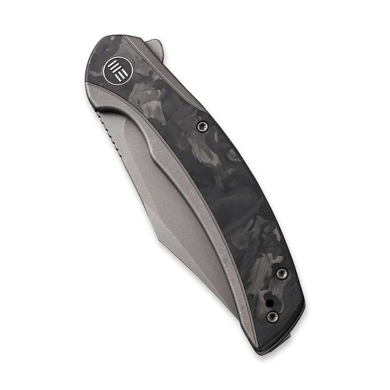 WEKNIFE Snick Flipper Knife Titanium & Carbon Fiber Handle (3.47" CPM 20CV Blade) WE19022F-2