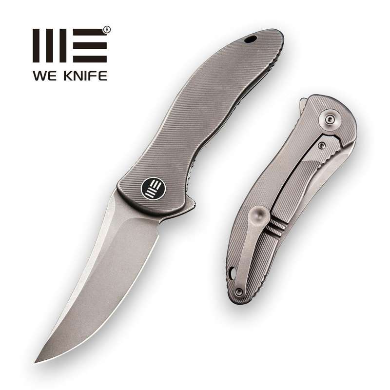 WEKNIFE Synergy2 Flipper Knife Titanium Handle (3.49" M390 Blade) 912A