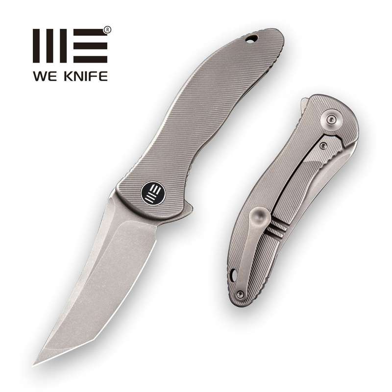WEKNIFE Synergy2 Flipper Knife Titanium Handle (3.49" M390 Blade) 912C