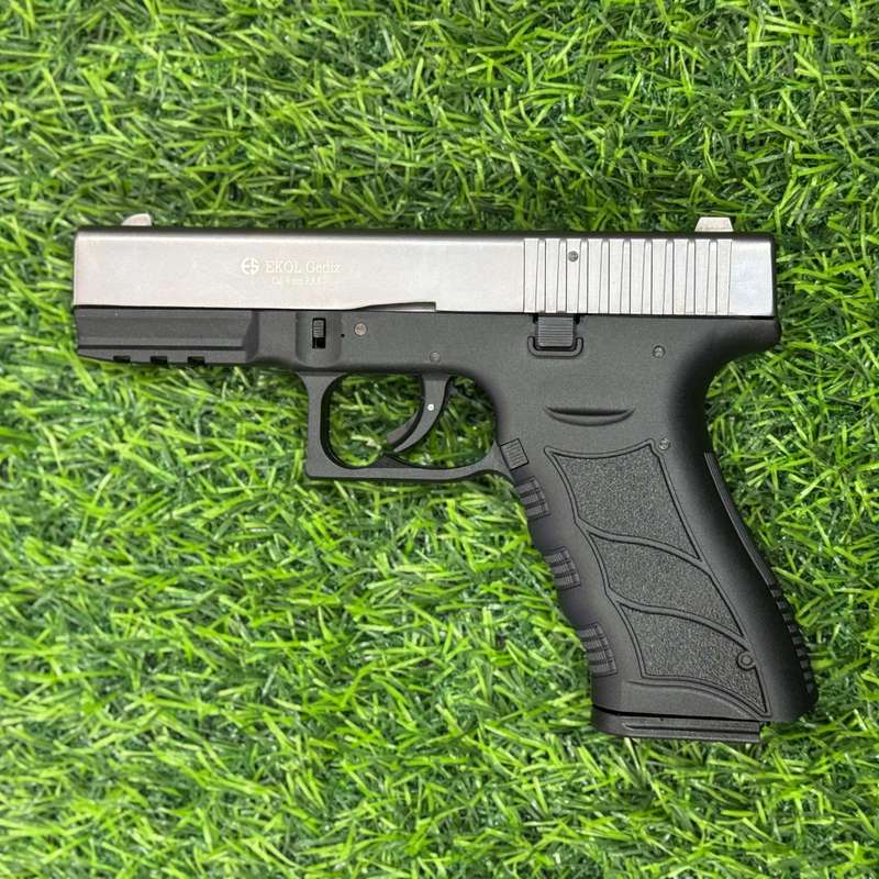 Ekol Gediz Glock 19 Fumed Blank/Pepper Gun (Semi Auto|14+1|9mm Pak)