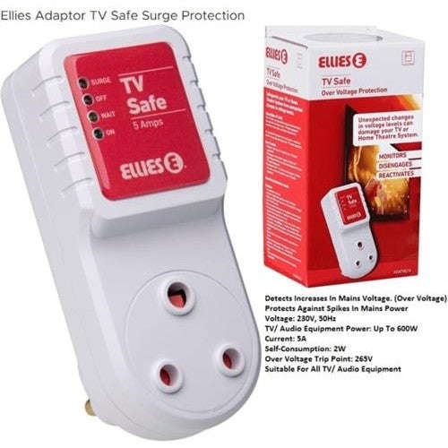 Ellies TV Safe Over Voltage Protection Adapter