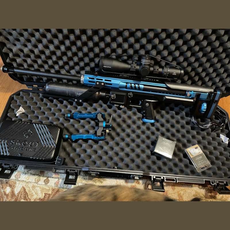 Epoch Skout Teal Blue PCP Rifle (Bolt Action|30|1100 FPS|60J|88cm|4.5kg|5.5mm)