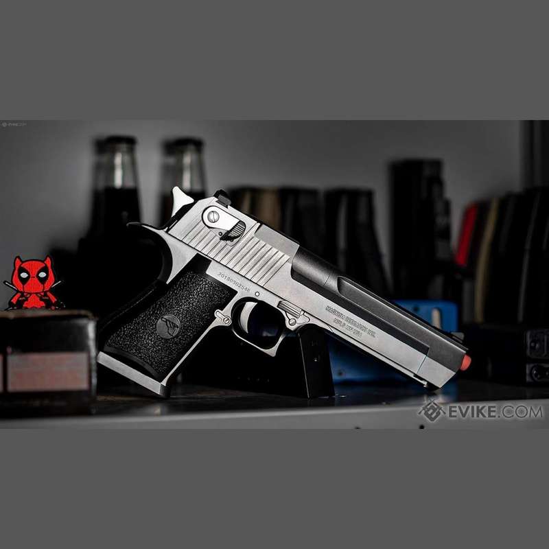 Evike Airsoft - WE-Tech Airsoft DE 50 AE Metal Gas Blowback