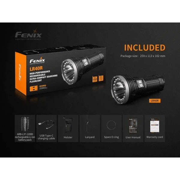 Fenix LR40R V2 LED Flashlight 12 000 Lumen