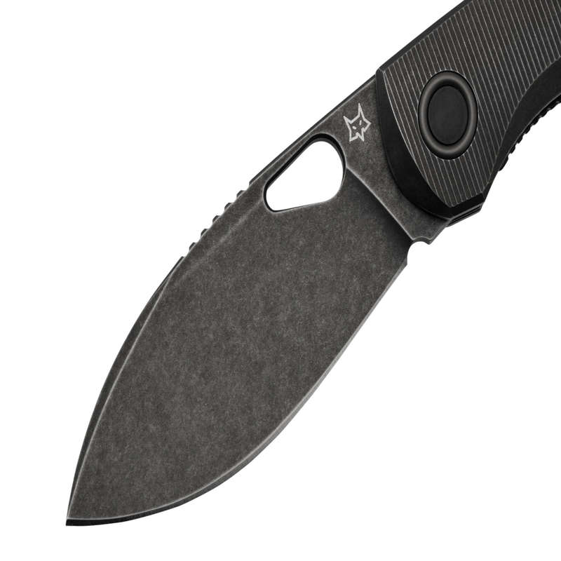 FOX CHILIN FOLDING KNIFE M398 BLACK PVD STONE WASHED Knife BLACK  FX-530 TIDSW