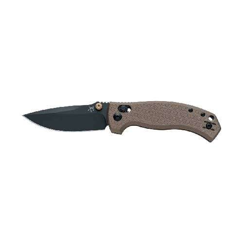 FOX FOLDING KNIFE, BLACK PVD BLADE, BRONZE ANODIZED  FX-560 ALBR