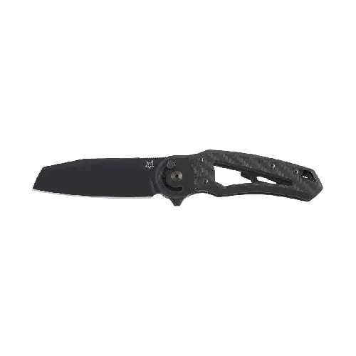FOX Metamorphosis Folding Knife Stainless Steel M390 PVD Black Blade, Carbon Fiber 3K Handle  ...