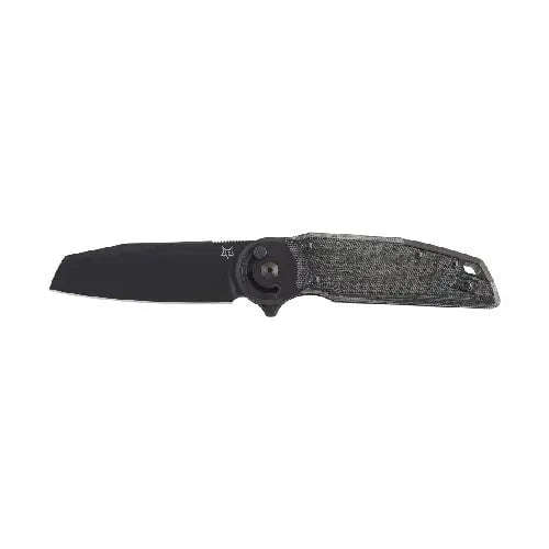 Fox Metamorphosis Folding Knife Stainless Steel M390 PVD Black Blade, Micarta Black Handle + Bols...