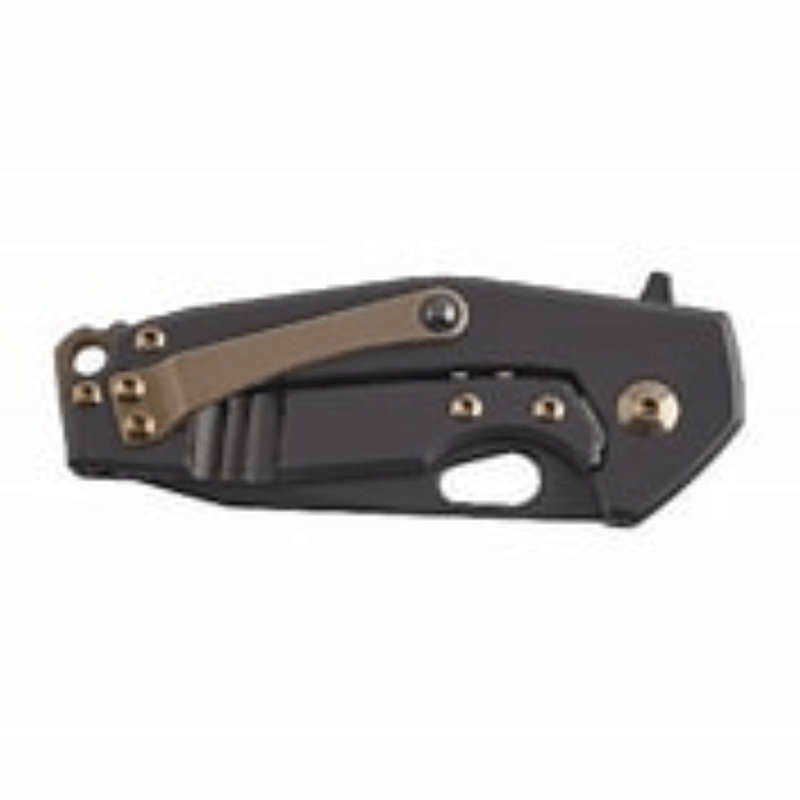 FOX/VOX SURU FOLDING KNIFE. BLADE  STAINLESS  STEEL  M390,TITANIUM - FX-526 TI BB