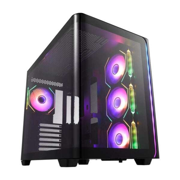 FSP M580 ATX Gaming Chassis  Black