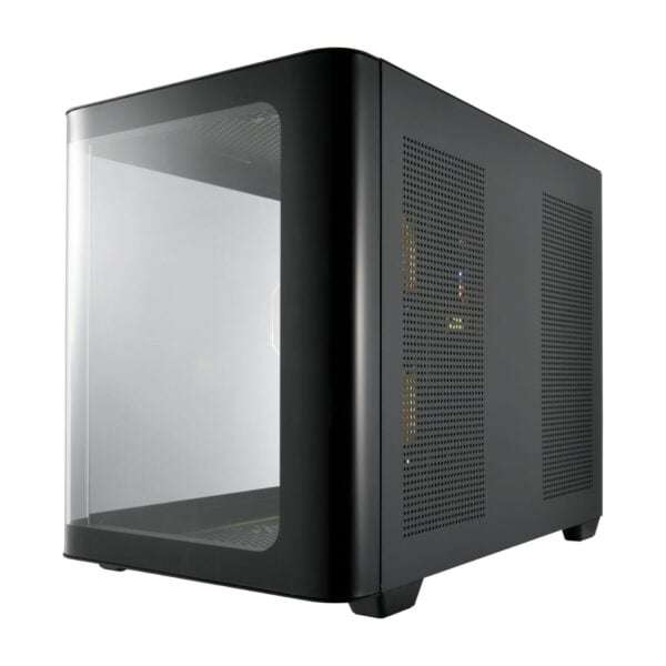 FSP S380 ARGB M-ATX Mid Tower Gaming Chassis  Black