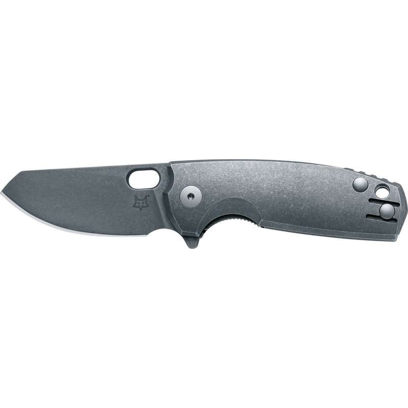 FX-608 TI FOX/VOX BABY CORE FOLDING KNIFE - M390 ACID STONEWASHED BLADE