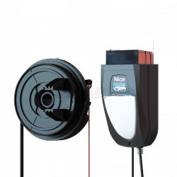 Garage Door Operator DC Blue Absolute Roll-Up Full Kit 2xTX4 Batt CW