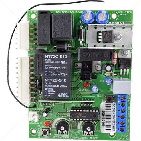 Gemini GDO DC PCB 24V GA88-11 - Reliable Control for Garage Doors