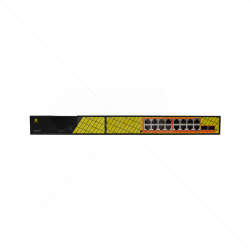 GENATA 16 Port Gigabit PoE + 2 Gbps RJ45/SFP Switch Part No: NW111-6
