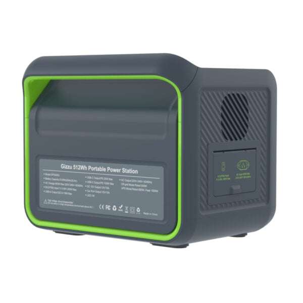 Gizzu Hero Core 512Wh UPS Power Station - Portable & Reliable Power