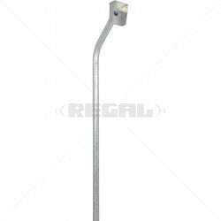 Gooseneck Galvanised with Rainshield IC50-5 - Durable Outdoor Protection