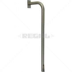 Gooseneck No Base Plate Stainless Steel IC50-4 - Flexible Outdoor Mounting