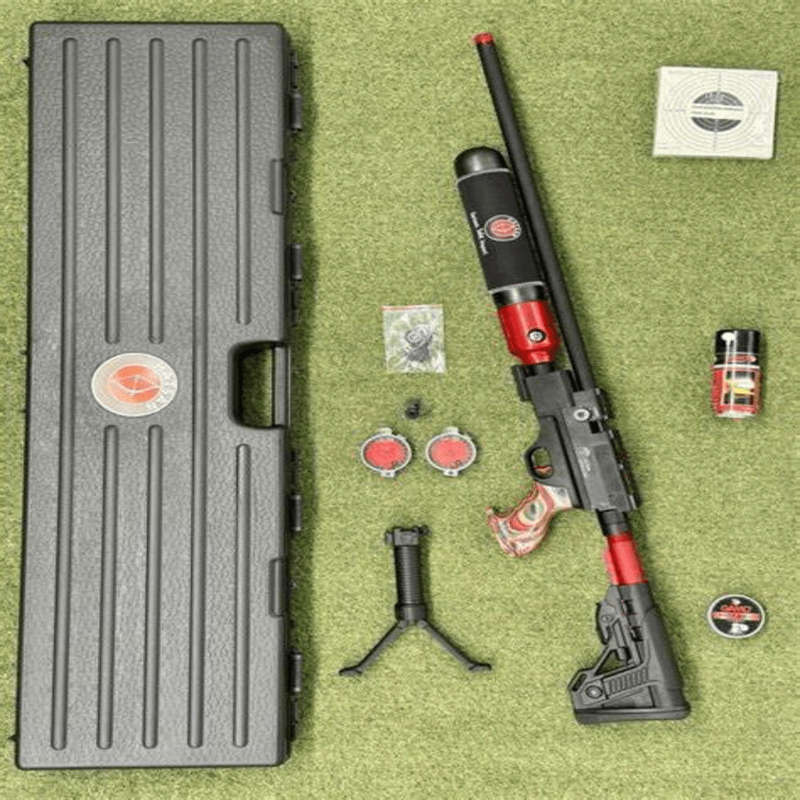 Hatsan Factor RC Red PCP Rifle (Bolt Action|21|950 FPS|40J|102cm|3.6kg|5.5mm)
