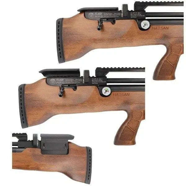 Hatsan Flashpup PCP Rifle (Bolt Action|12|970 FPS|42J|65cm|3.08kg|5.5mm)