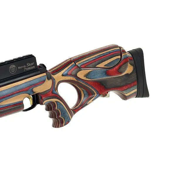 Hatsan Nova Star Premium Red PCP Rifle (Bolt Action|12|950 FPS|40J|112cm|4.2kg|5.5mm)