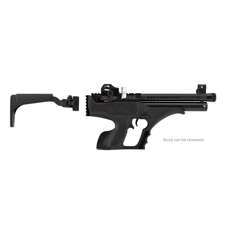 Hatsan Sortie PCP Pistol (Semi Auto|12|700 FPS|21.5J|46-63.5cm|2.16kg|5.5mm)