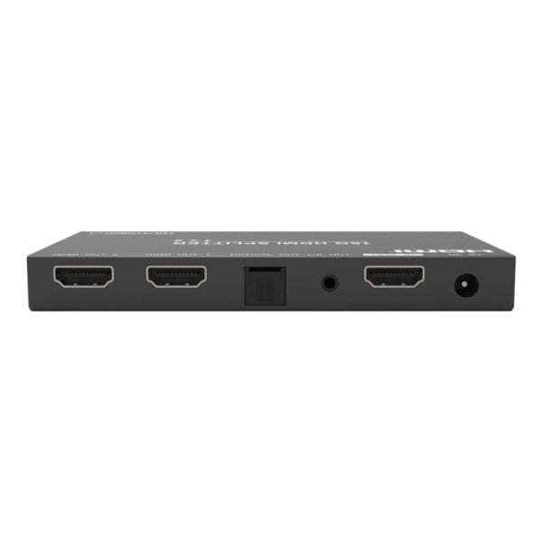 HDCVT 1×2 HDMI 2.0 Splitter with Scaler & Audio Extractor | HDCP 2.2