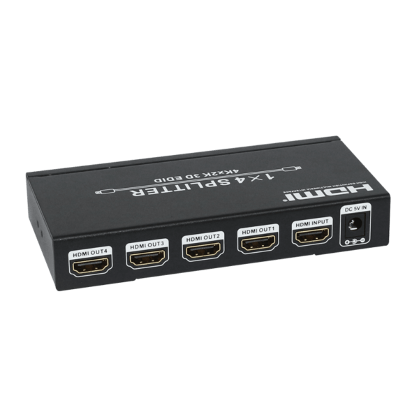 HDCVT 1×4 HDMI 1.4 Splitter with HDCP 1.4 and EDID Support