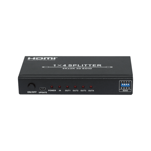 HDCVT 1×4 HDMI 1.4 Splitter with HDCP 1.4 and EDID Support