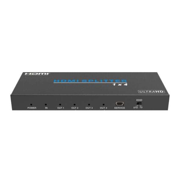 HDCVT 1×4 HDMI 2.0 Splitter with HDCP 2.0, EDID & HDR Support